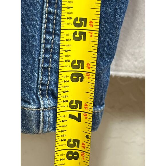 UNIVERSAL THREAD Jumpsuit Womens Size 6 Blue Denim Long Sleeve Pockets Collared - Picture 10 of 16